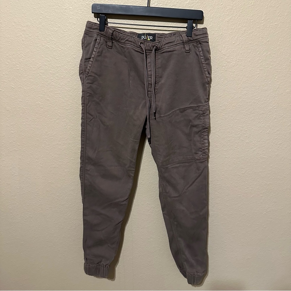 DU/ER Men’s Brown N2X Slim Fit Jogger Pants